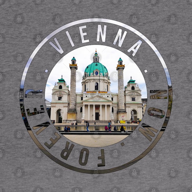 Vienna round stamp design by DesignerPropo